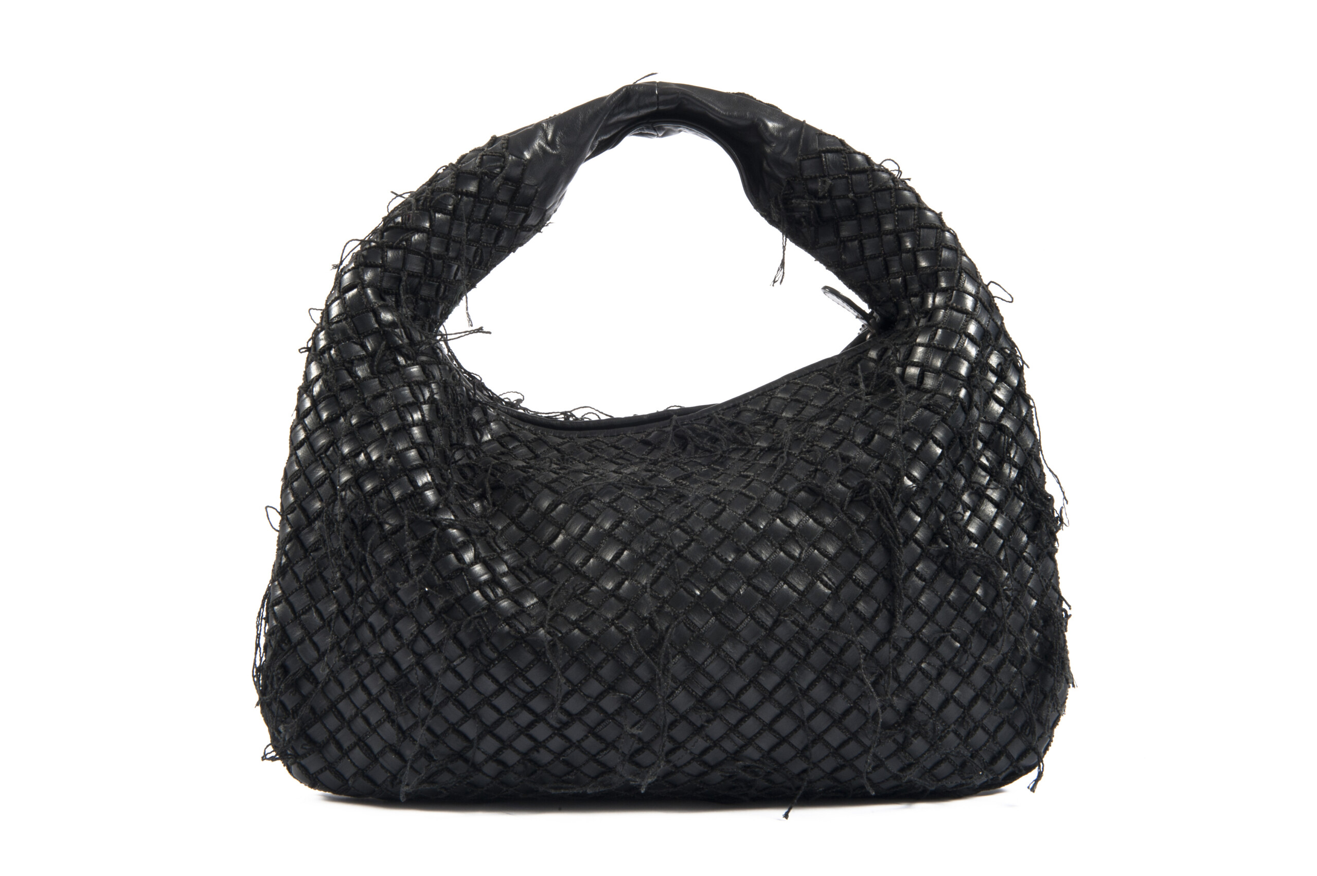 Bottega Veneta black ”Veneta” Hobo shoulder bag