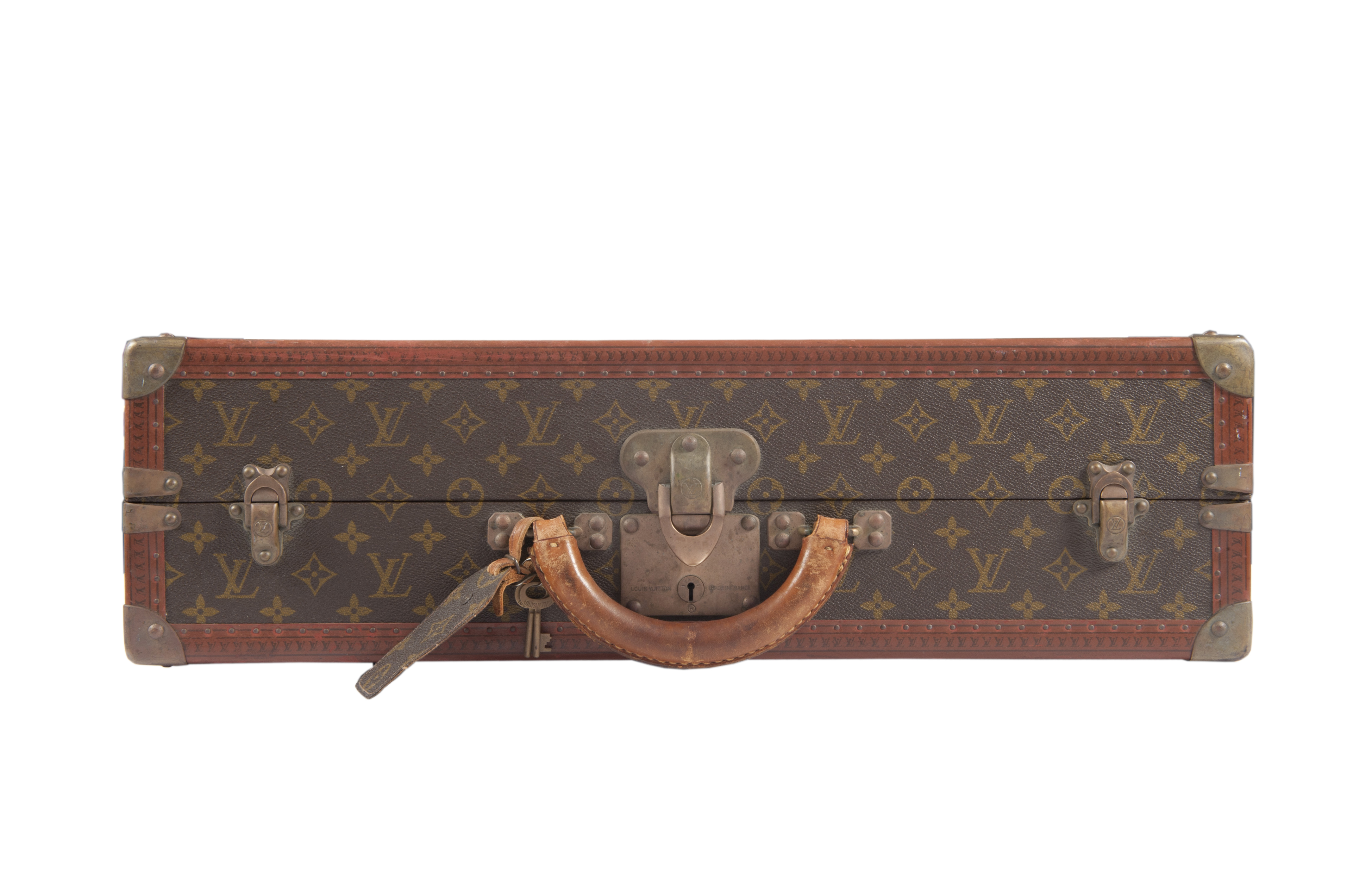 Authentic Louis Vuitton Monogram Bisten 70 Travel Trunk Case M21324 LV  J2906