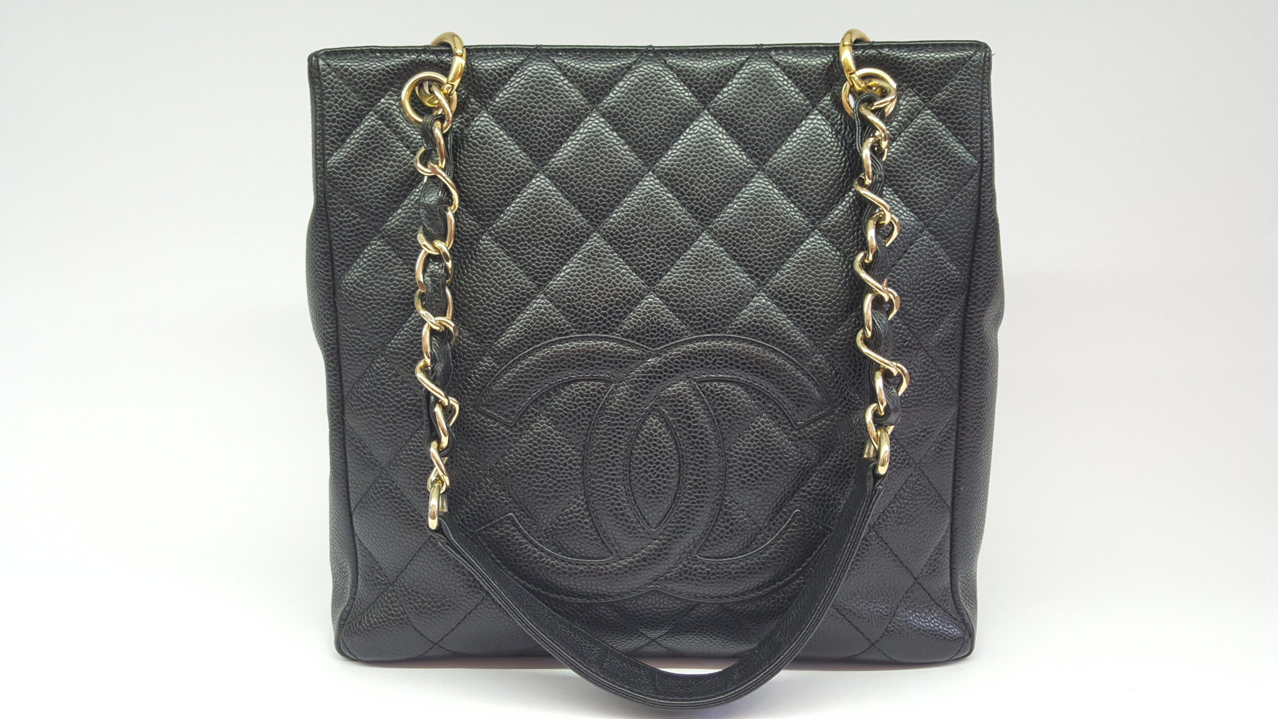 CHANEL, Bags, Chanel Caviar Quilted Timeless Shopping Tote Pst