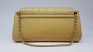 Chanel beige quilted handbag