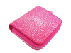 pink zip wallet
